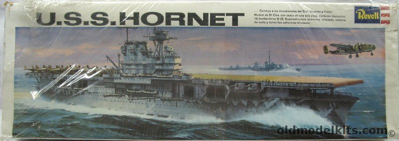 Revell 1/490 USS Hornet CV-8 with B-25s - Lodela Issue, H376 plastic model kit